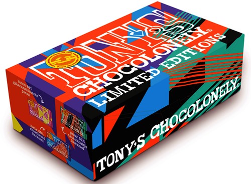 Chocoladeletter Tony Chocolonely wit pepernoot S 1 Stuk-1