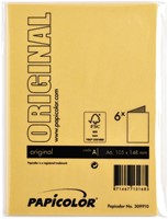 Correspondentiekaart Papi dubbel A6 dottergeel 6 Stuk-3