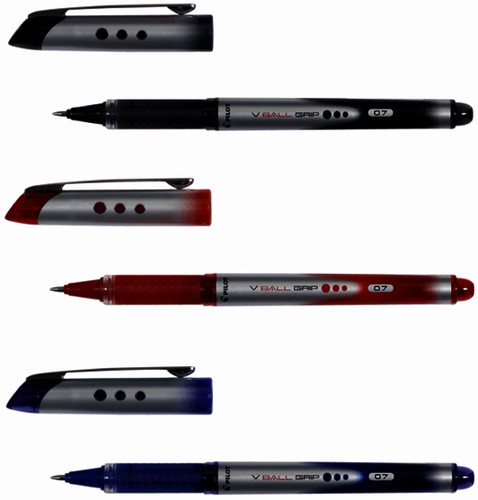 Rollerpen PILOT V-Ball Grip BLN-VBG-7 M blauw 1 Stuk-1