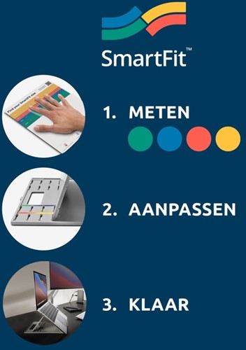 Rugsteun Kensington smartfit zwart 1 Stuk-3