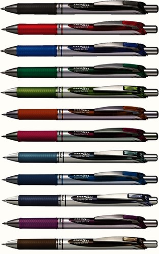 Gelschrijver Pentel BL77 Energel medium groen-1