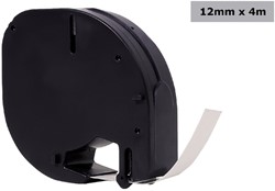 Labeltape Quantore 12267 12mmx4m tr/zw 1 Stuk