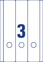 Rugetiket Avery breed/lang 59x297mm zk wit 25 Vel-2