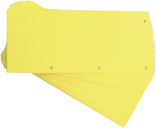 Scheidingsstrook Oxford Duo 240x105mm geel 60 stuks
