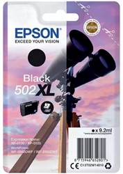 Inktcartridge Epson 502XL T02W1 zwart 1 Stuk