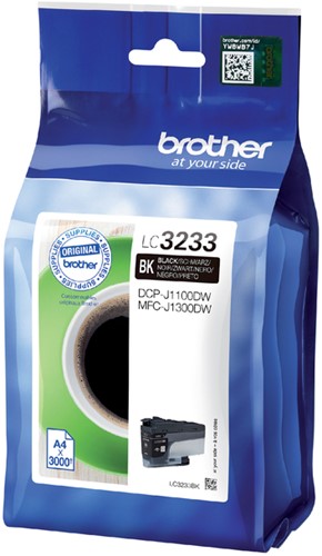 Inktcartridge Brother LC-3233BK zwart 1 Stuk