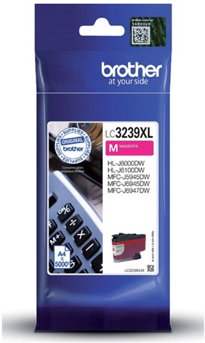 Inktcartridge Brother LC-3239XLM rood 1 Stuk