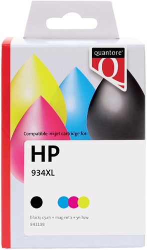 Inktcartridge Quantore Hp 934XL 935XL X4e14cn zwkl 4 Stuk