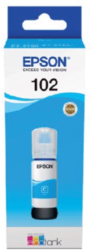 Navulinkt Epson 102 T03R2 blauw 1 Stuk