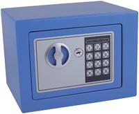 Kluis Pavo mini 230x170x170mm elektronisch blauw 1 Stuk