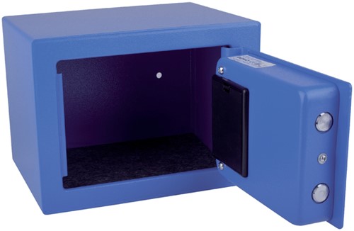 Kluis Pavo mini 230x170x170mm elektronisch blauw 1 Stuk-3