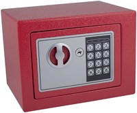 Kluis Pavo mini 230x170x170mm elektronisch rood 1 Stuk