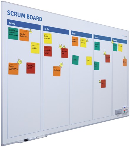 Scrum bord  starterkit scrum 90x120cm 1 Stuk