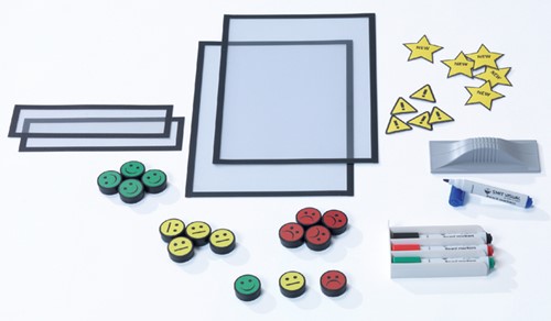 Kpi bord  starterkit visual management 90x120cm 1 Stuk-2