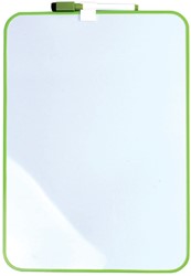 Whiteboard Desq 24x34cm + marker groen profiel 1 Stuk