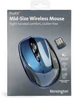Muis Kensington draadloos pro fit blauw 1 Stuk-2