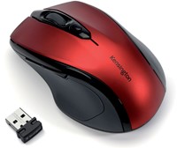 Muis Kensington pro fit draadloos rood 1 Stuk