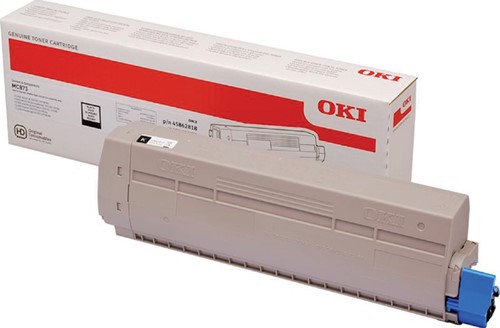 Toner Oki 45862818 zwart 1 Stuk