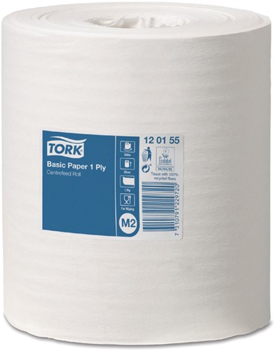 Poetspapier Tork M2 Universal 1laags 300m wit 6 Rol-2