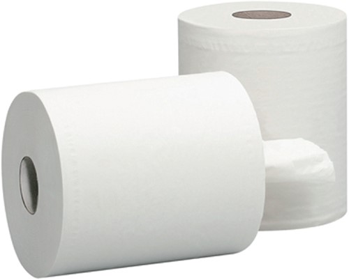 Poetspapier Cleaninq M2 1-laags 6x275m wit-2
