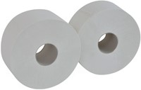 Toiletpapier Cleaninq T2 jumbo klein 12x170m wit 12 Rol