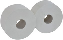 Toiletpapier Cleaninq T2 jumbo klein 12x170m wit 12 Rol