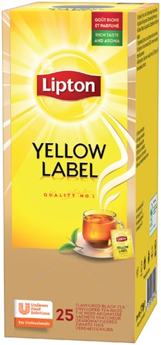 Thee Lipton yellow label 25x1.5gr 25 Stuk-2