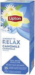 Thee Lipton Relax camomile 25x1.5gr 25 Stuk
