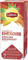 Thee Lipton Energise English breakfast 25x1.5gr 25 Stuk