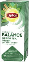 Thee Lipton Balance green tea orient 25x1.5gr 25 Stuk