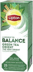 Thee Lipton Balance green tea orient 25x1.5gr 25 Stuk
