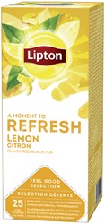 Thee Lipton Refresh lemon 25x1.5gr 25 Stuk