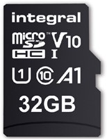 Geheugenkaart Integral microSDHC V10 32GB 1 Stuk