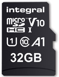 Geheugenkaart Integral microSDHC V10 32GB 1 Stuk