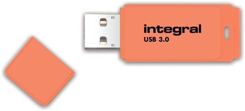 USB stick 2.0 Integral Neon USB-A 16GB oranje 1 Stuk-3