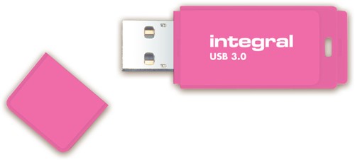 USB stick 3.0 Integral 64GB neon roze 1 Stuk