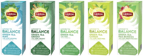 Thee Lipton Balance green tea 25x1.5gr 25 Stuk-2