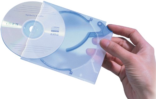 Cd opbergbox Quickflip standaard blauw 5 stuks 5 Stuk-2