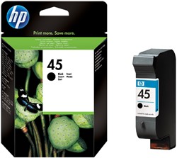 Inktcartridge HP 51645A 45 zwart 1 Stuk