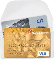 Visitekrt Djois 105x60mm zelfkl sluiting tr 10st 10 Stuk-2