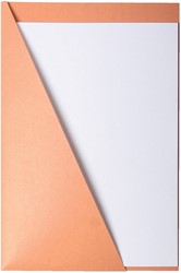 Insteekmap Quantore driehoek 219x330 225gr chamois 1 Stuk