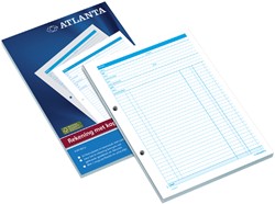 Rekeningblok Djois Atl A4 50x2vel met carbon 1 Stuk