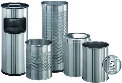 As papierbak Durable 3373 23 rond RVS 1 Stuk-3