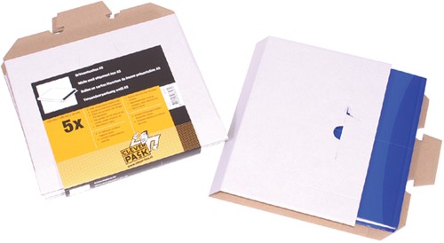 Brievenbusbox CleverPack A5 karton wit 5 Stuk-2
