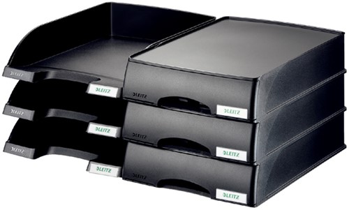 Brievenbak Leitz Plus met lade A4 maxi zwart 1 Stuk-3