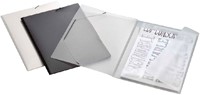 Elastomap Djois college file A4 3 klepppen PP zw 1 Stuk-2