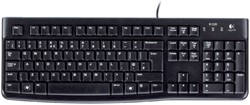 Toetsenbord Logitech K120 Qwerty USB zwart 1 Stuk