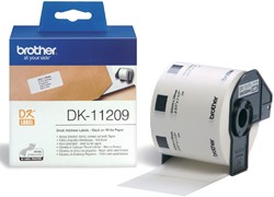 Etiket Brother DK11209 adressering klein 62x29mm 800 Stuk