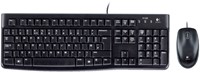 Toetsenbord Logitech MK120 Qwerty muis USB zwart 1 Stuk