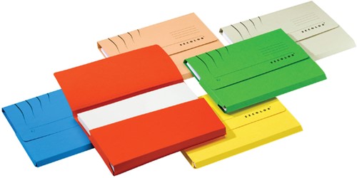 Pocketmap Secolor folio 100% gerecycled karton 250gr grijs-2